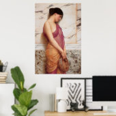 Het Tambourine Girl Poster (Thuiskantoor)