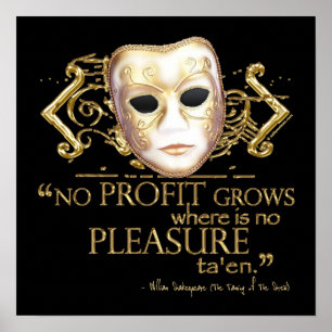 Het Tamen van het Citaat van de Ruwe (Gouden Versi Poster