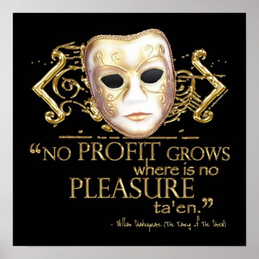 Het Tamen van het Citaat van de Ruwe (Gouden Versi Poster (Voorkant)