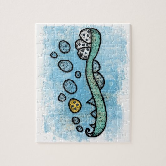 Het tandenborstel dat je met je tandarts hebt gekr legpuzzel (Verticaal)