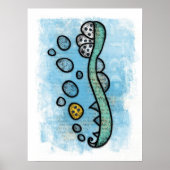 Het tandenborstel uw tandarts gaf u Poster muur A (Voorkant)