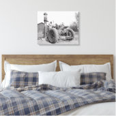 Het tanken van de tractor, 1940 canvas afdruk (Insitu (Slaapkamer))