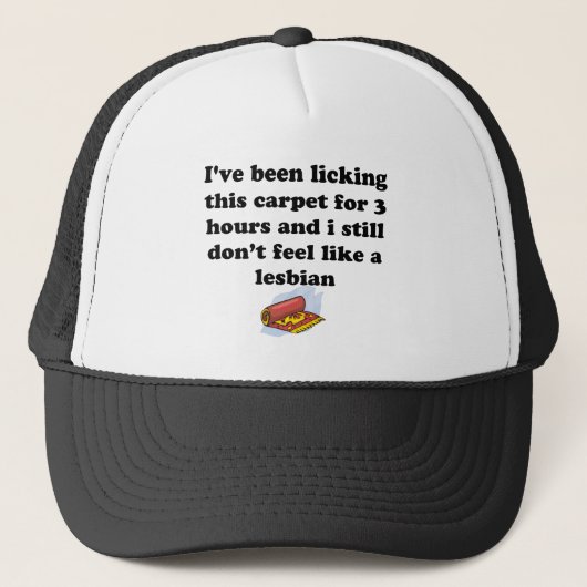 Het tapijt schoppen trucker pet (Voorkant)