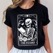 Het Tarot skelet van de lezer T-shirt