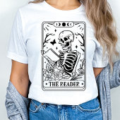 Het Tarot skelet van de lezer T-shirt