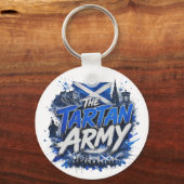Het Tartan Leger - bijnaam van het Schotse nationa Sleutelhanger (Achterkant)