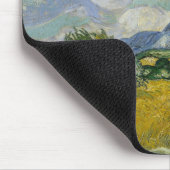 Het tarweveld van Vincent van Gogh met cipressen: Muismat (Hoek)