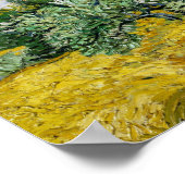 Het tarweveld van Vincent van Gogh met cipressen S Poster (Hoek)