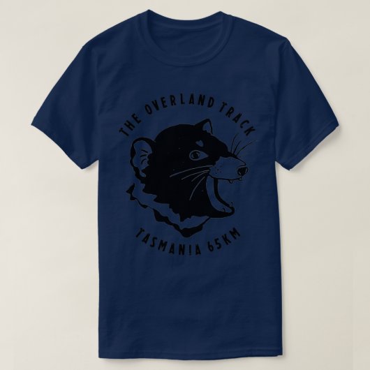 Het Tasmaanse overlandspoor T-shirt (Design voorkant)