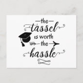 Het tassel is de moeite waard briefkaart (Voorkant)