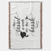 Het tassel is de moeite waard deken (Voorkant Verticaal)