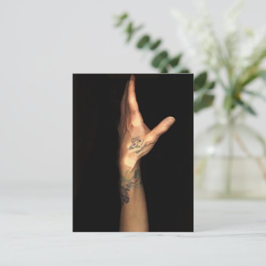 Het Tattoo Meisjes Briefkaart (Staand voorkant)