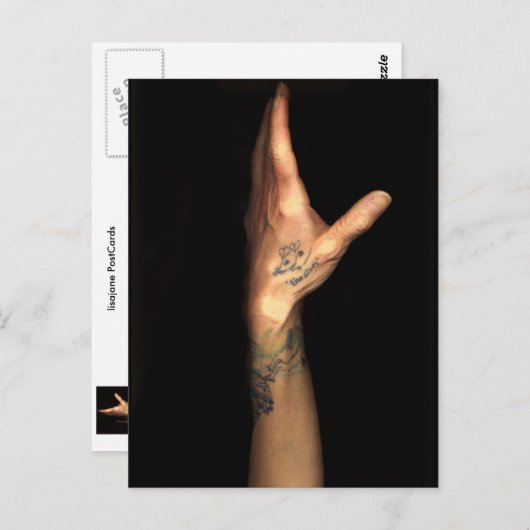 Het Tattoo Meisjes Briefkaart (Voorkant / Achterkant)