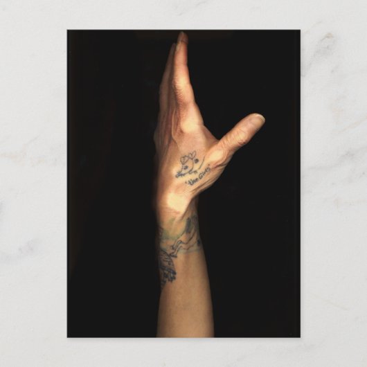 Het Tattoo Meisjes Briefkaart (Voorkant)