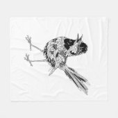 Het Tattoo van de vogel Fleece Deken (Voorkant (Horizontaal))