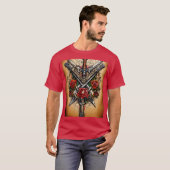 Het Tattoo van het wapen T-shirt (Voorkant volledig)