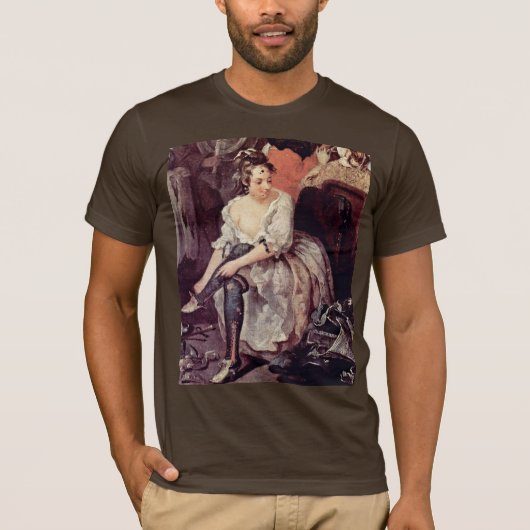 Het Tavern Detail van Hogarth William T-shirt (Voorkant)