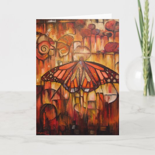 Het te voorschijn komen Vleugels van de Herfst - Kaart (Voorkant)