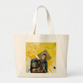 Het Tea-Man van Michael Moffa Grote Tote Bag (Voorkant)