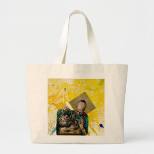 Het Tea-Man van Michael Moffa Grote Tote Bag