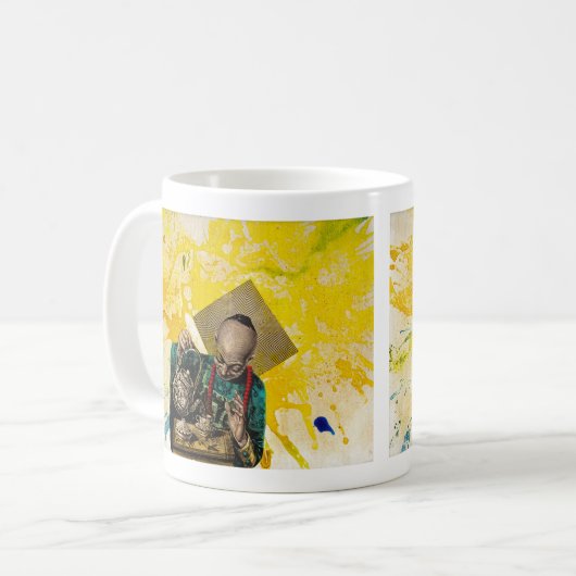 Het Tea-Man van Michael Moffa Koffiemok (Voorkant links)