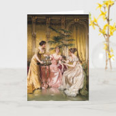 Het Tea Party Wenskaart Kaart (Gele Bloem)