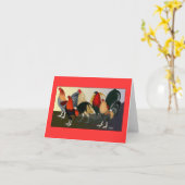 Het Team van de Droom van de haan Kaart (Gele Bloem)