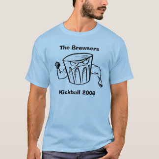 Het team van de Kickball Brewsers T-shirt