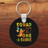 Het team van de One-a-saurus 1st Birthday Dinosaur Sleutelhanger (Voorkant)