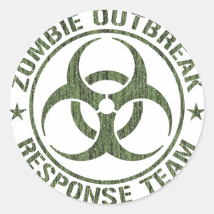 Het Team van de Reactie van de Uitbarsting van de Ronde Sticker