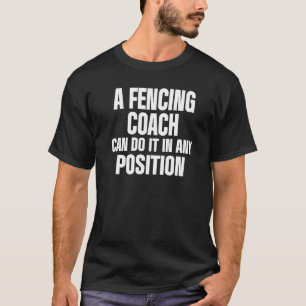 Het Team van de Speler van de Fencer van de Positi T-shirt