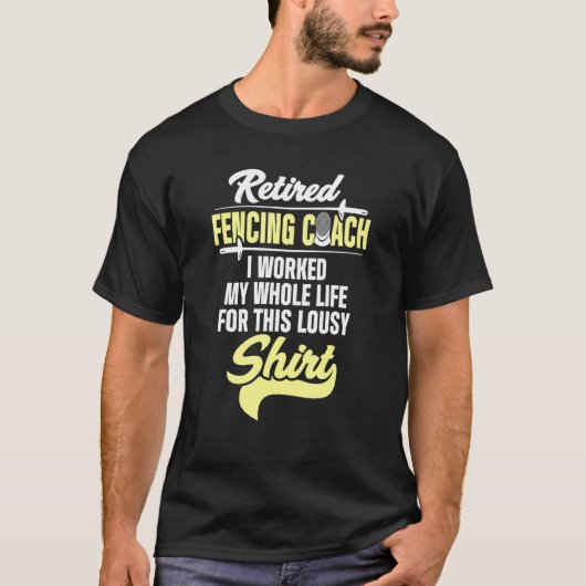 Het Team van de Speler van de Fencer van de Rand v T-shirt (Voorkant)