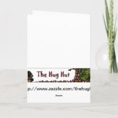 Het Team van het Paard van het ontwerp, de Feestdagen Kaart (Achterkant)