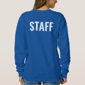 Het Team van het personeel het Dubbele Begeleide O Trui (Achterkant)