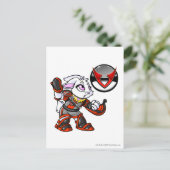 Het Team van het Ruimtestation van Virtupets Briefkaart (Staand voorkant)