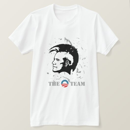 Het team van Obama 2012 T-shirt (Design voorkant)