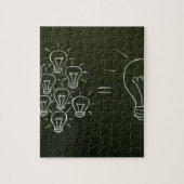 Het teamwork-concept van lampen.jpg legpuzzel (Verticaal)