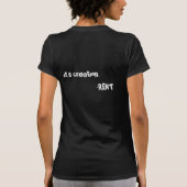 Het tegenovergestelde van oorlog... t-shirt (Achterkant)