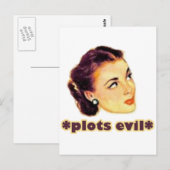 Het teken briefkaart (Voorkant / Achterkant)