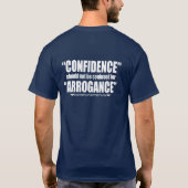Het Teken en het Vertrouwen van de vraag T-shirt (Achterkant)