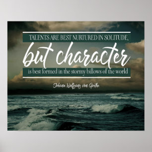 Het teken is het beste formaat poster