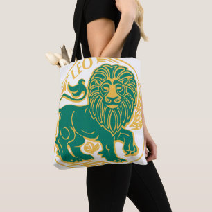 Het teken van de dierenriem op een tote bag