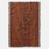 Het Teken van de Dierenriem van de Boogschutter in Deken (Voorkant Verticaal)