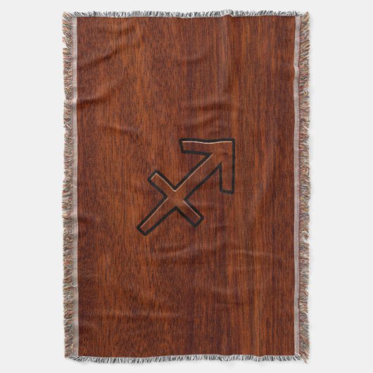 Het Teken van de Dierenriem van de Boogschutter in Deken (Voorkant Verticaal)