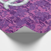 Het Teken van de Dierenriem van de Maagd op Roze Cadeaupapier (Hoek)