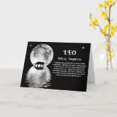 Het Teken van de dierenriem van Leeuw Juli en de Kaart (Gele Bloem)