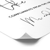 Het teken van de huwelijksgunsten, neemt gelieve é poster (Hoek)