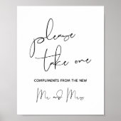 Het teken van de huwelijksgunsten, neemt gelieve é poster (Voorkant)