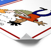 Het Teken van de Klasse CPR, voegt of geeft tekst  Poster (Hoek)