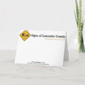 Het Teken van de Opslag van de Schoen van Kaart (Achterkant)